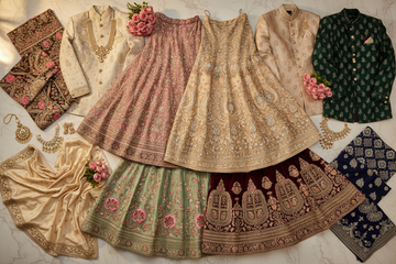 15 Stunning Bride and Groom Colour Trends for Lehengas This Wedding Season