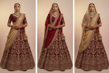 10 Simple Dupatta Draping Styles for Lehenga To Your Bridal Look
