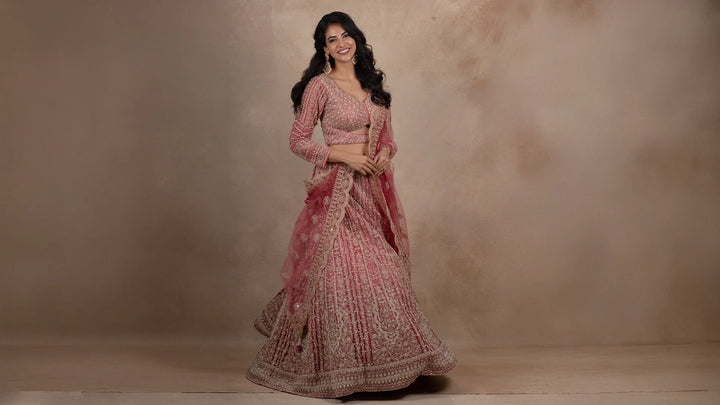 Best Lehengas for Short Brides – Slimming & Stylish - Diadem