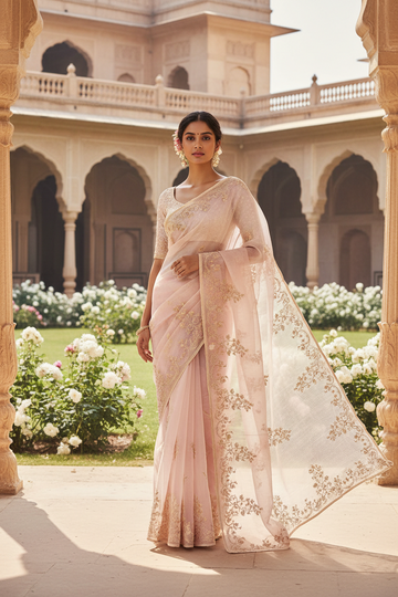 lightweight bridal sarees