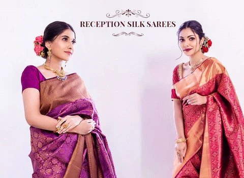 DISCOVER THE ALLURE OF RECEPTION SILK SAREE – DIADEM