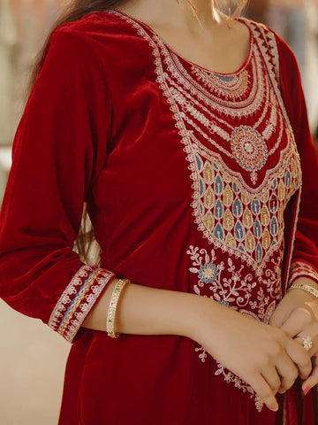 Velvet Salwar Suits Online
