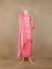 Pink Floral Printed Cotton Salwar Suit