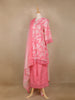 Pink Floral Printed Cotton Salwar Suit