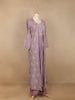 Lavender Floral Embroidered Crepe Bridesmaids Lehenga