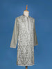 Pista Green Floral Embroidery Semi Silk Kurta Set With Pant