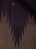 Dark Purple Temple Motifs Pure Kanchipuram Silk Saree - Diadem