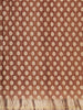 Coffee Brown Abstract Designed Semi Tussar Silk Saree