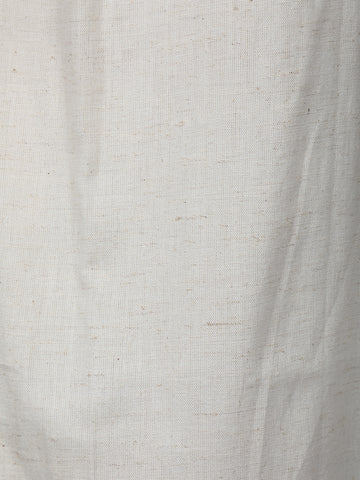 White Floral Design Cotton Salwar Suit - Diadem