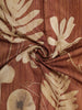 Coffee Brown Abstract Designed Semi Tussar Silk Saree