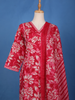 Pink Floral Design Printed Cotton Salwar Suit - Diadem