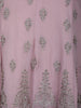 Light Pink Floral Designed Georgette Salwar Suit - Diadem