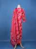 Pink Floral Design Printed Cotton Salwar Suit - Diadem
