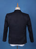 Midnight Blue  Solid Men's Suit  with Chain Brooch Detailing