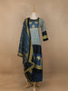 Blue Abstract Designed Salwar Suit