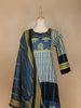 Blue Abstract Designed Salwar Suit