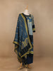 Blue Abstract Designed Salwar Suit