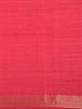 Orange Semi Tussar Silk Solid Designed Saree - Diadem