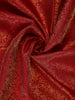 Red Floral Woven Pure Kanchipuram Silk Saree