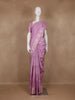 Lavender Floral Design Silk Cotton Saree - Diadem