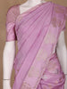 Lavender Floral Design Silk Cotton Saree - Diadem