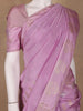 Lavender Floral Design Silk Cotton Saree - Diadem