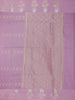 Lavender Floral Design Silk Cotton Saree - Diadem
