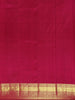 Bright Pink Floral Zari Woven Kanchipuram Silk Saree