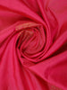 Bright Pink Floral Zari Woven Kanchipuram Silk Saree