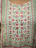 White Floral Printed Synthetic Salwar Suit - Diadem