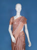 Onion pink Floral Designed Semi Silk Fancy Saree
