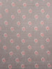 Pale Grey Floral Designed Cotton Saree