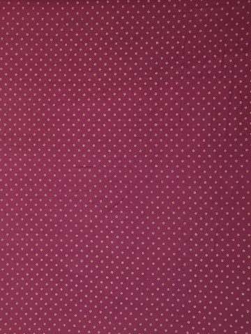 Dark Red Floral Designed Cotton Saree - Diadem