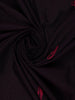 Black Floral Designed Cotton Saree - Diadem