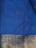 Royal Blue With Gold Zari Border Kanchipuram Silk Saree