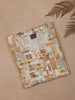 Beige Abstract Printed Cotton Rayon Kurti