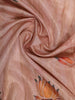 Pale Pink Floral Designed Semi Tussar Silk Saree