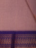 Light Mauve Pink Floral Butta Motif Cotton Saree - Diadem