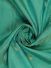 Sea Green Floral Design Kanchipuram Silk Saree
