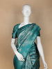 Teal Green Floral Butta Art Silk Saree