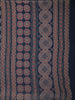 Blue Leaf Designed Cotton Saree - Diadem
