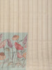 Beige Floral Designed Semi Tussar Silk Saree