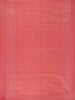 Coral Red Striped Design Soft Silk Saree - Diadem