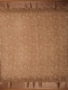 Brown Floral Designed Chanderi Cotton Saree