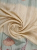 Beige Floral Designed Semi Tussar Silk Saree