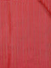 Coral Red Striped Design Soft Silk Saree - Diadem
