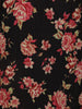 Black Floral Designed Cotton Salwar Suit - Diadem