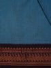 Blue Peacock Designed Cotton Saree - Diadem