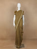 Mustard Green Floral Designed Cotton Saree - Diadem
