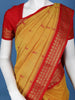 Mustard Yellow Floral Design Cotton Saree